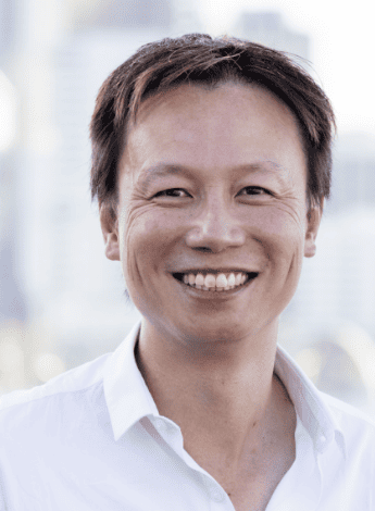 The image is of Leo Ng, a physiotherapy lecturer. 